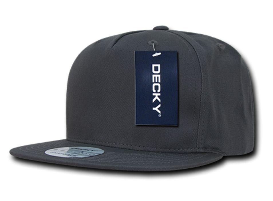 Decky Flat Bill Snapback Cotton Two Tone Baseball Green Under Visor Hats Caps-Black-