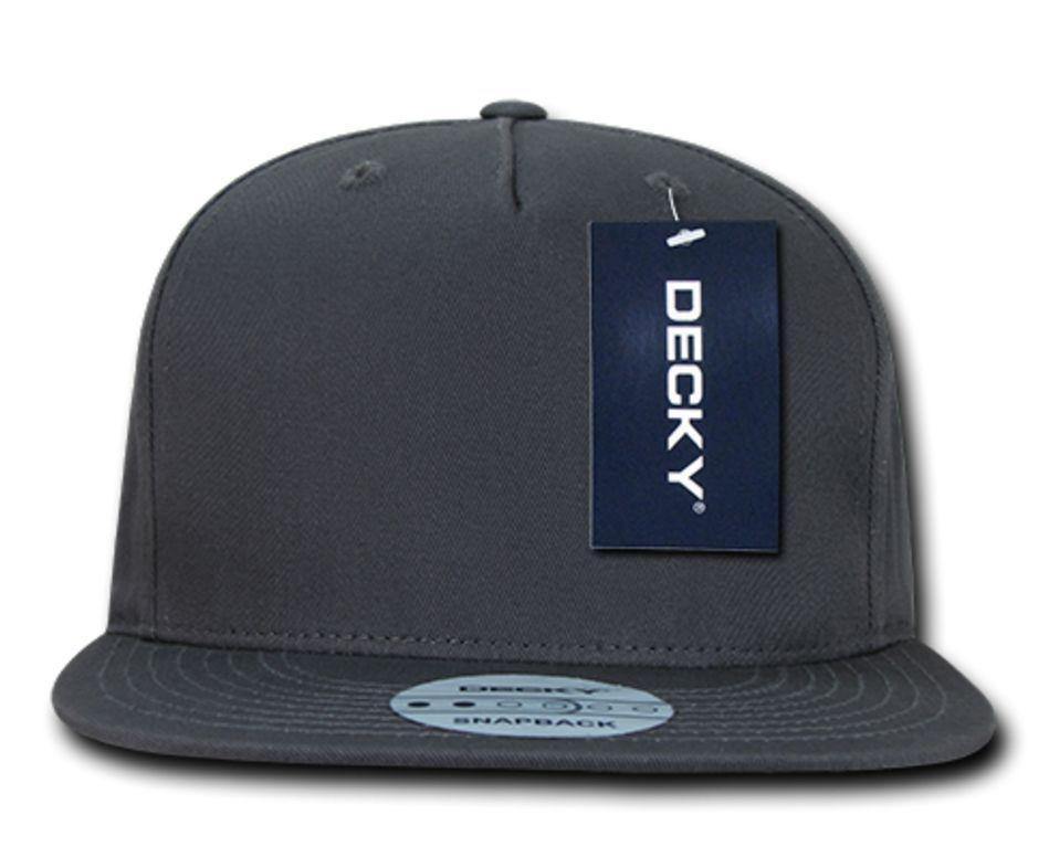 Decky Flat Bill Snapback Cotton Two Tone Baseball Green Under Visor Hats Caps-Black-