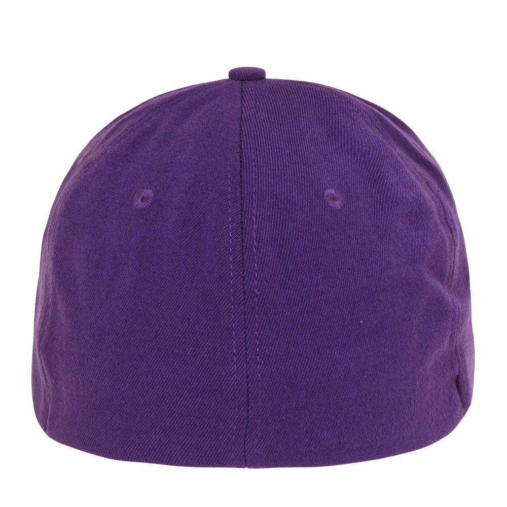 Decky Flex Elastic Fitted 6 Panels One Size High Crown Baseball Hats Caps Unisex-LIGHT BLACK-
