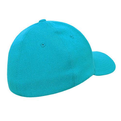 Decky Flex Elastic Fitted 6 Panels One Size High Crown Baseball Hats Caps Unisex-LIGHT BLACK-