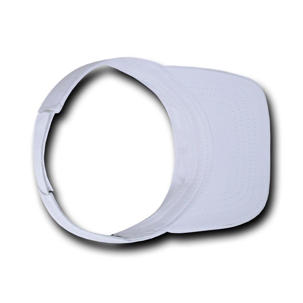Decky Kids Size 100% Cotton Visors Sports Beach Outdoors Boys Girls Hook & Loop-Grey-