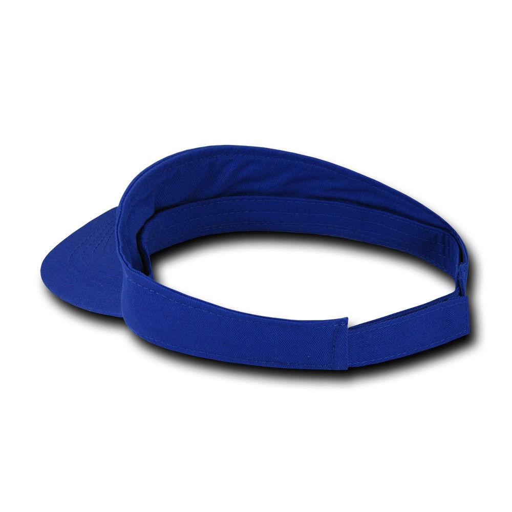 Decky Kids Size 100% Cotton Visors Sports Beach Outdoors Boys Girls Hook & Loop-Grey-
