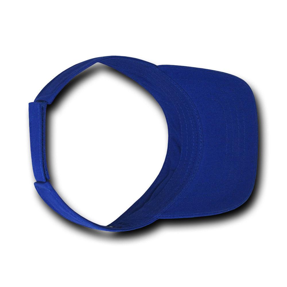 Decky Kids Size 100% Cotton Visors Sports Beach Outdoors Boys Girls Hook & Loop-Grey-