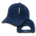 Decky Kids Size Boys Girls Pro Style Baseball Hats Caps Snapback Solid Colors-NAVY-