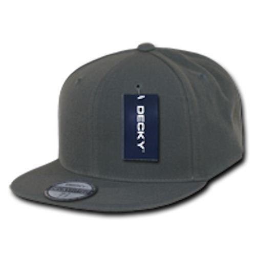 Decky Lot Of 6 Fitted Flat Bill Retro Fashion Baseball Hats Caps Blank Wholesale Lots!-