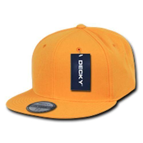 Decky Lot Of 6 Fitted Flat Bill Retro Fashion Baseball Hats Caps Blank Wholesale Lots!-