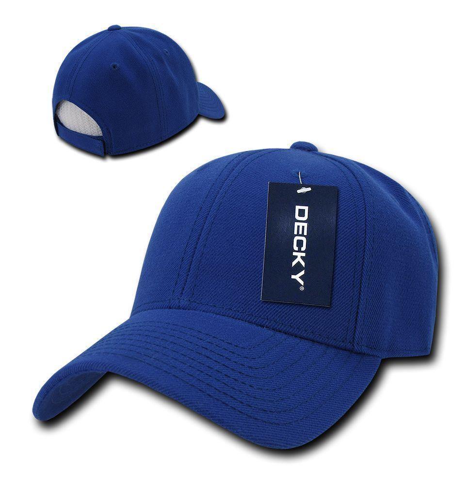 Decky Low Crown Plain Two Tone Curved Bill 6 Panel Dad Hats Caps-BLACK-