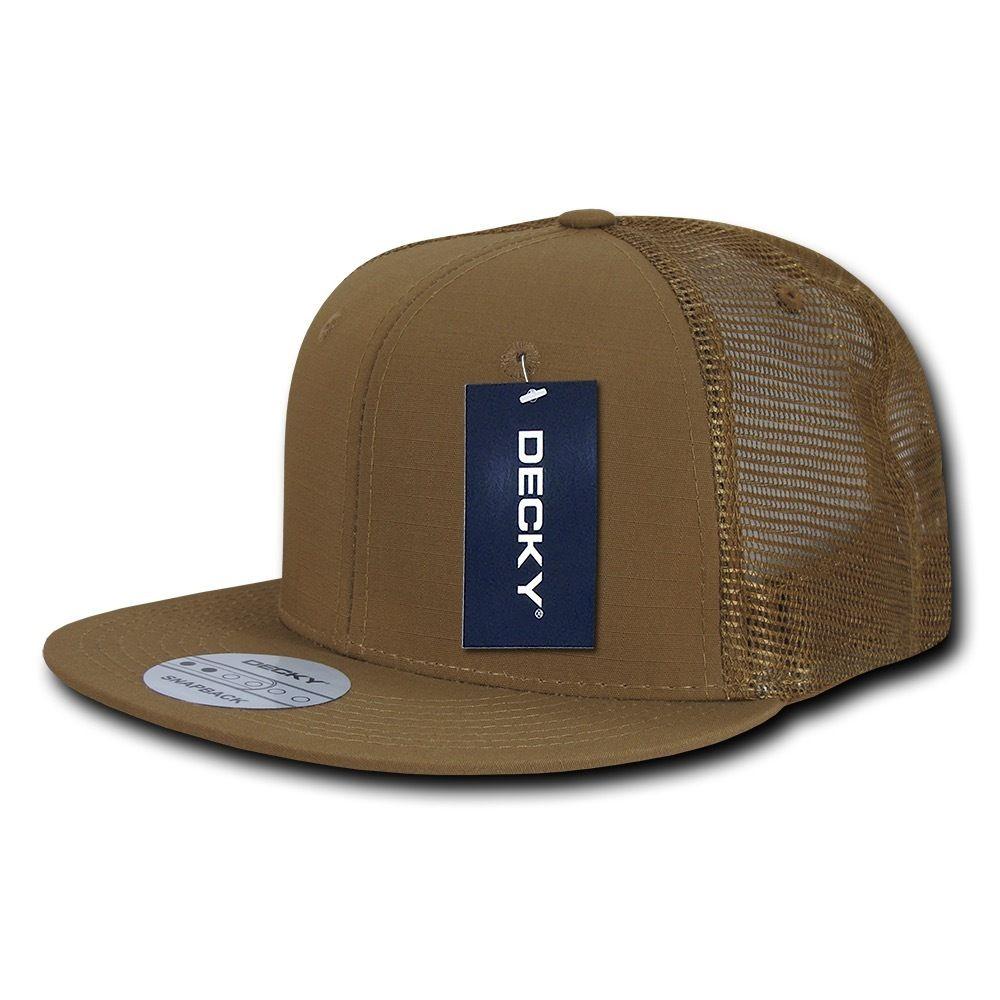 Decky Military Army Camo Acu Ripstop Flat Bill Trucker Cotton Hats Caps-ACU-