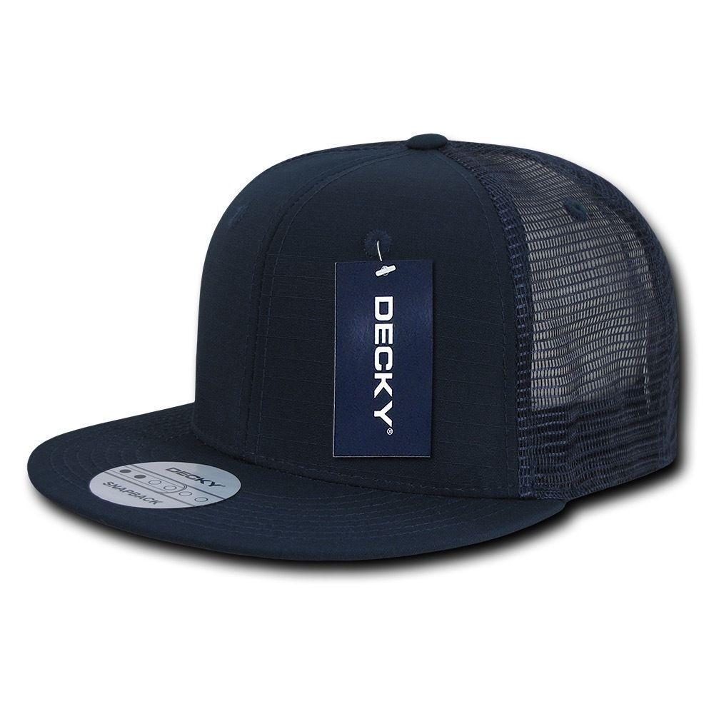 Decky Military Army Camo Acu Ripstop Flat Bill Trucker Cotton Hats Caps-ACU-