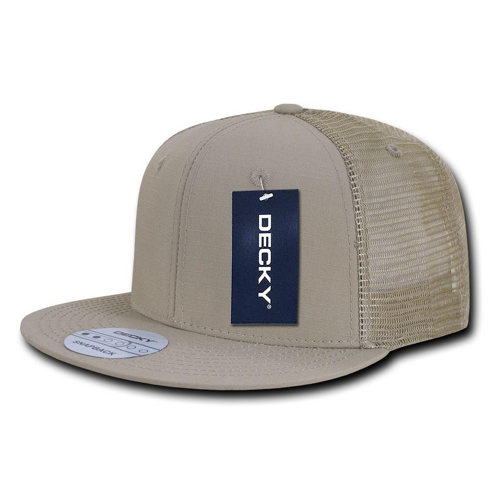 Decky Military Army Camo Acu Ripstop Flat Bill Trucker Cotton Hats Caps-ACU-
