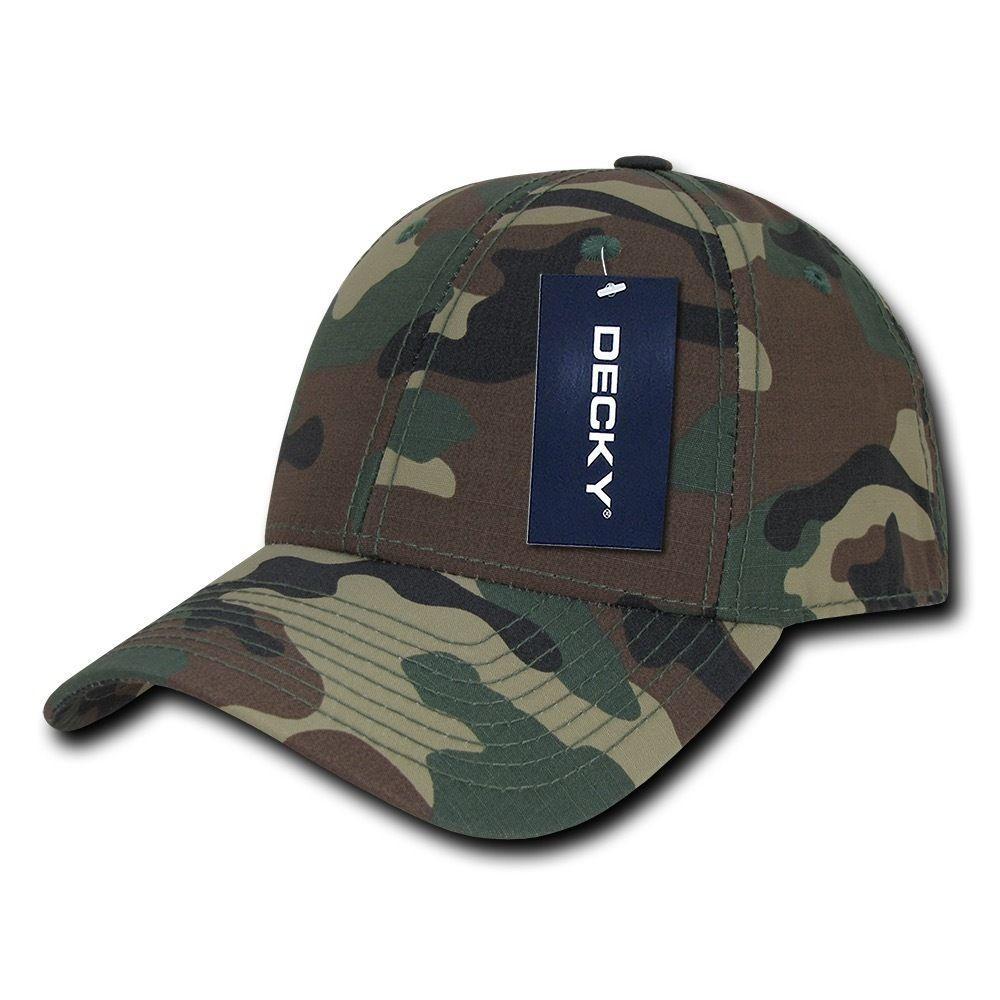 Decky Military Camo Army Woodland Acu Low Crown Structured Ripstop Hats Caps-ACU-