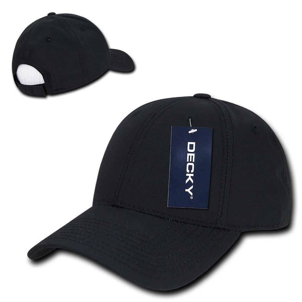 Decky Military Camo Army Woodland Acu Low Crown Structured Ripstop Hats Caps-Black-