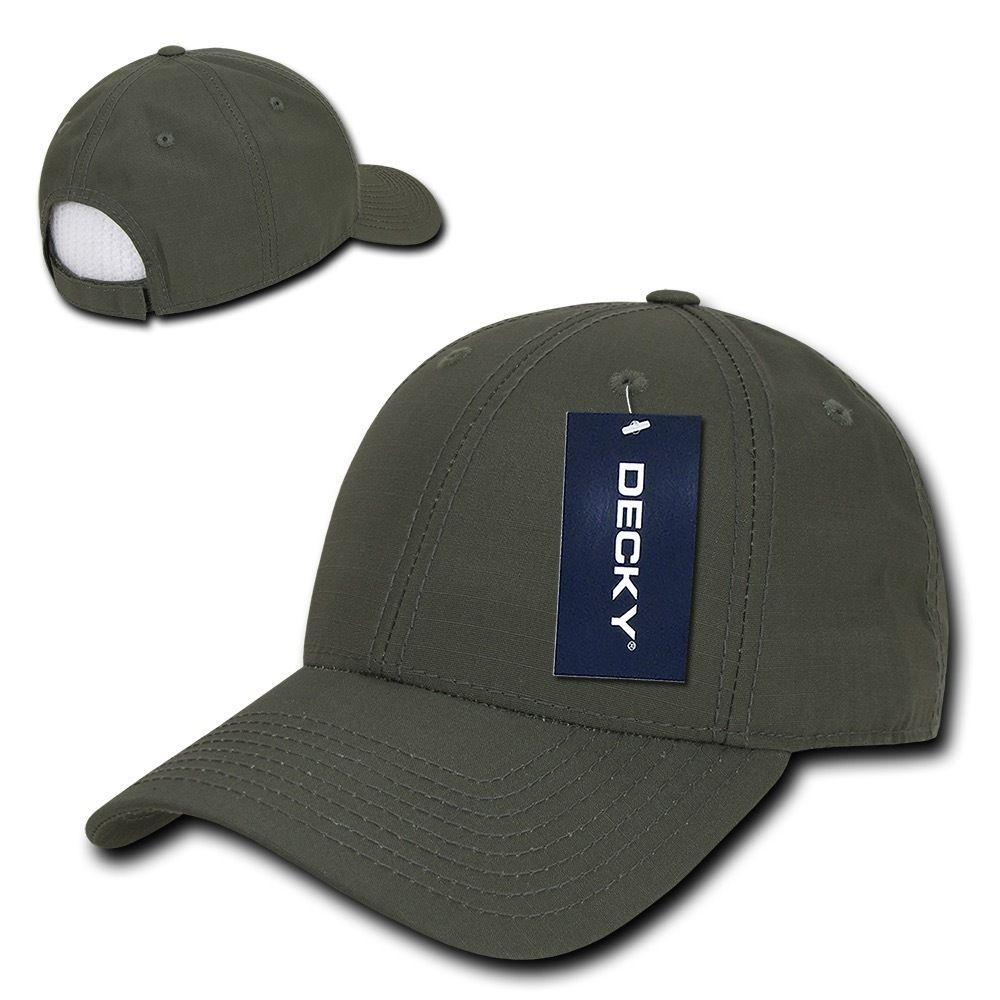 Decky Military Camo Army Woodland Acu Low Crown Structured Ripstop Hats Caps-Olive Drab-