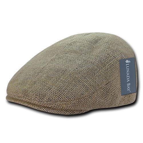 Decky Jute Lightweight Ivy Caps Hats Unisex-Large/XL-
