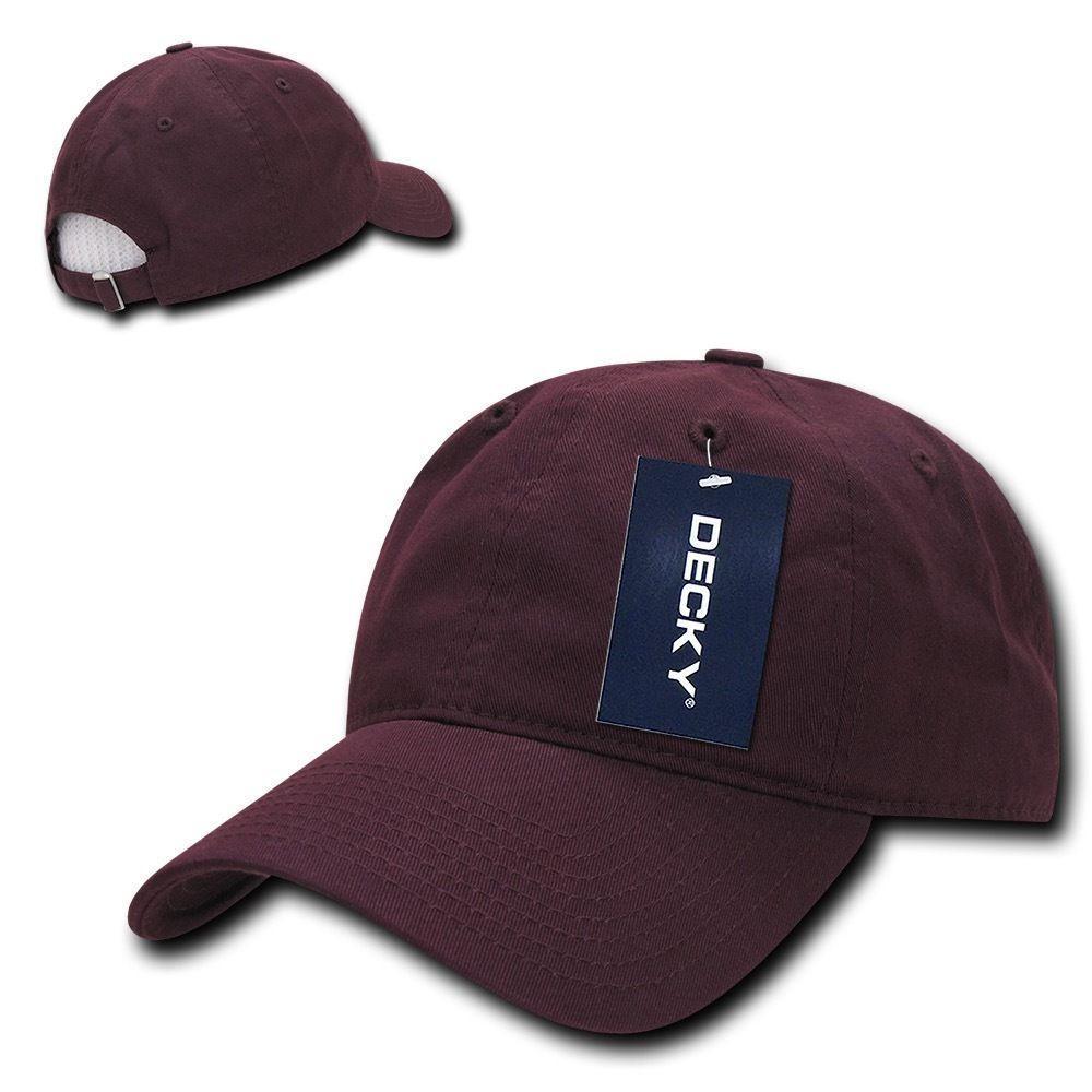 Decky Relaxed Soft Low Crown Dad Washed Cotton Polo Vintage 6 Panel Caps Hats-205-Black-