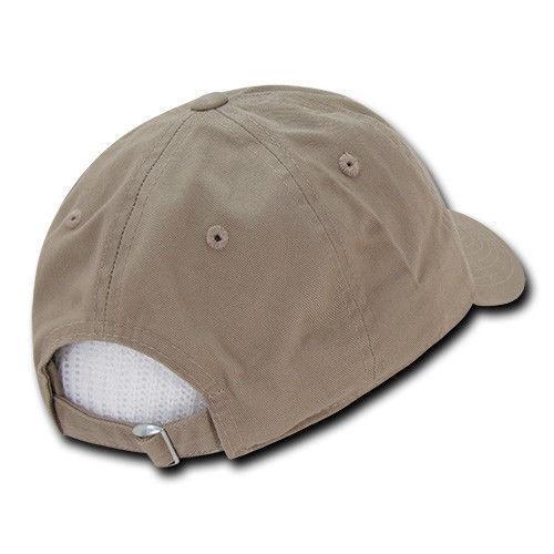 Decky Relaxed Soft Low Crown Dad Washed Cotton Polo Vintage 6 Panel Caps Hats-205-Black-