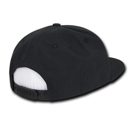 Decky Ripstop Snapbacks Retro Flat Bill Baseball Hats Caps Unisex-ACU-