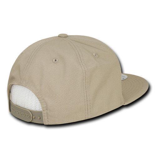 Decky Ripstop Snapbacks Retro Flat Bill Baseball Hats Caps Unisex-ACU-