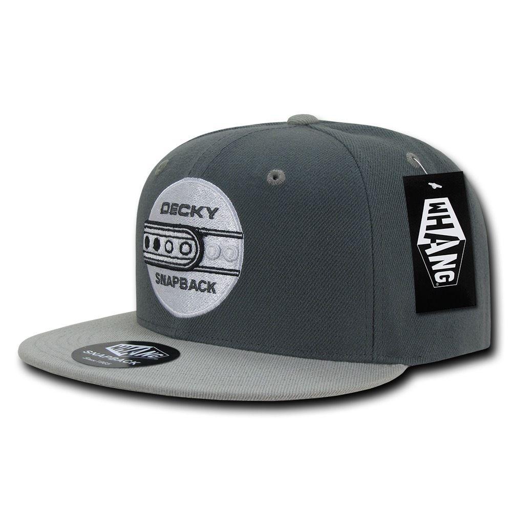 Decky Snapback By Whang Baseball Hats Caps Unisex-Black-
