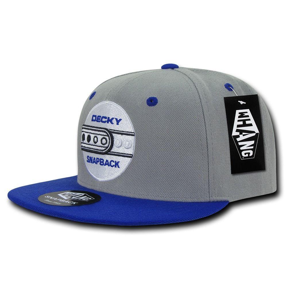 Decky Snapback By Whang Baseball Hats Caps Unisex-Black-