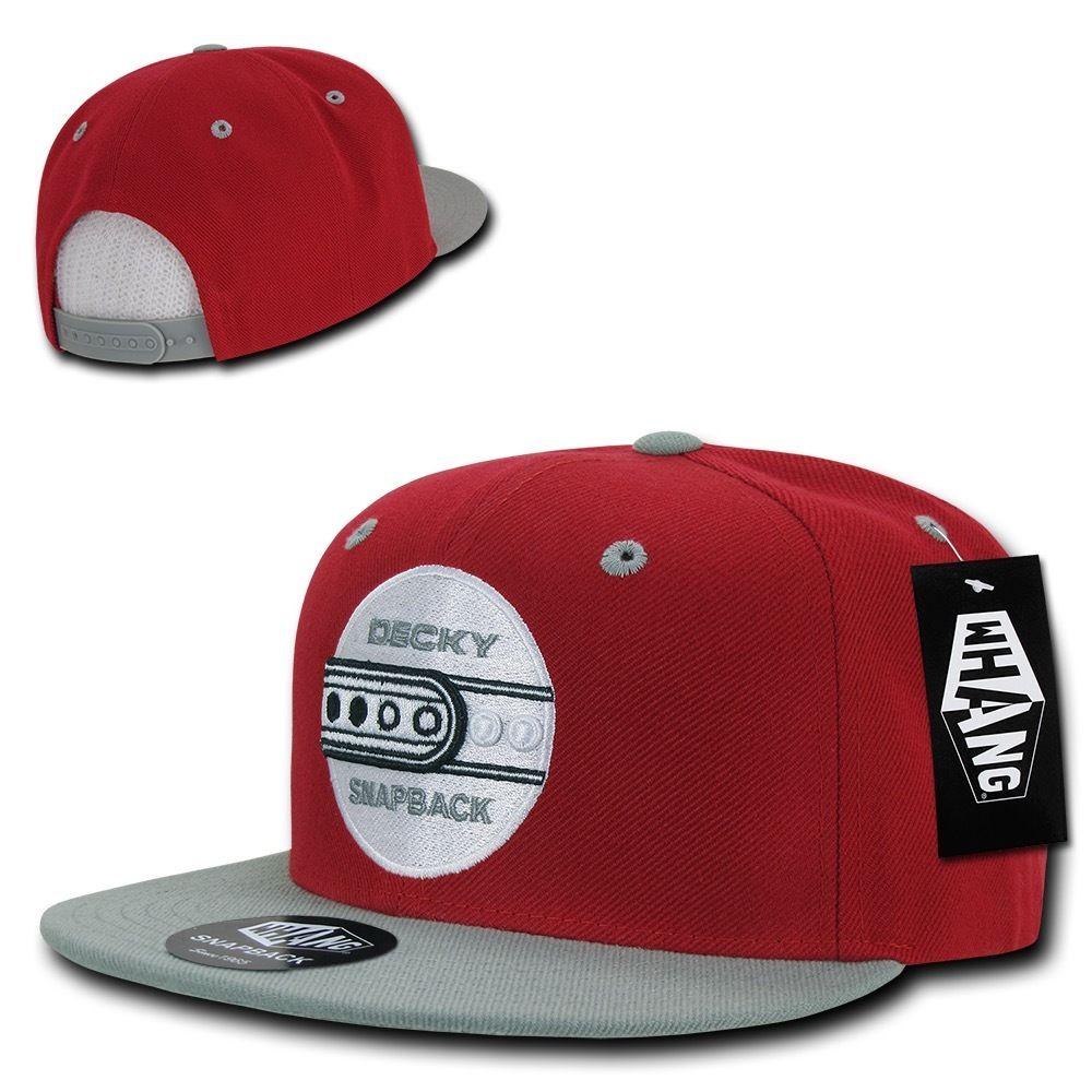 Decky Snapback By Whang Baseball Hats Caps Unisex-Black-