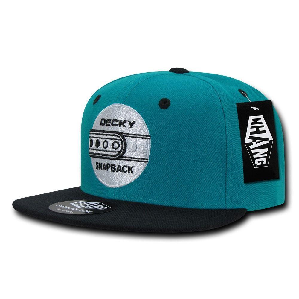 Decky Snapback By Whang Baseball Hats Caps Unisex-Black-
