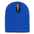 Decky Warm Winter Beanies Uncuffed Short Knit Ski Snowboard Caps Hats Unisex-KCS-Royal-