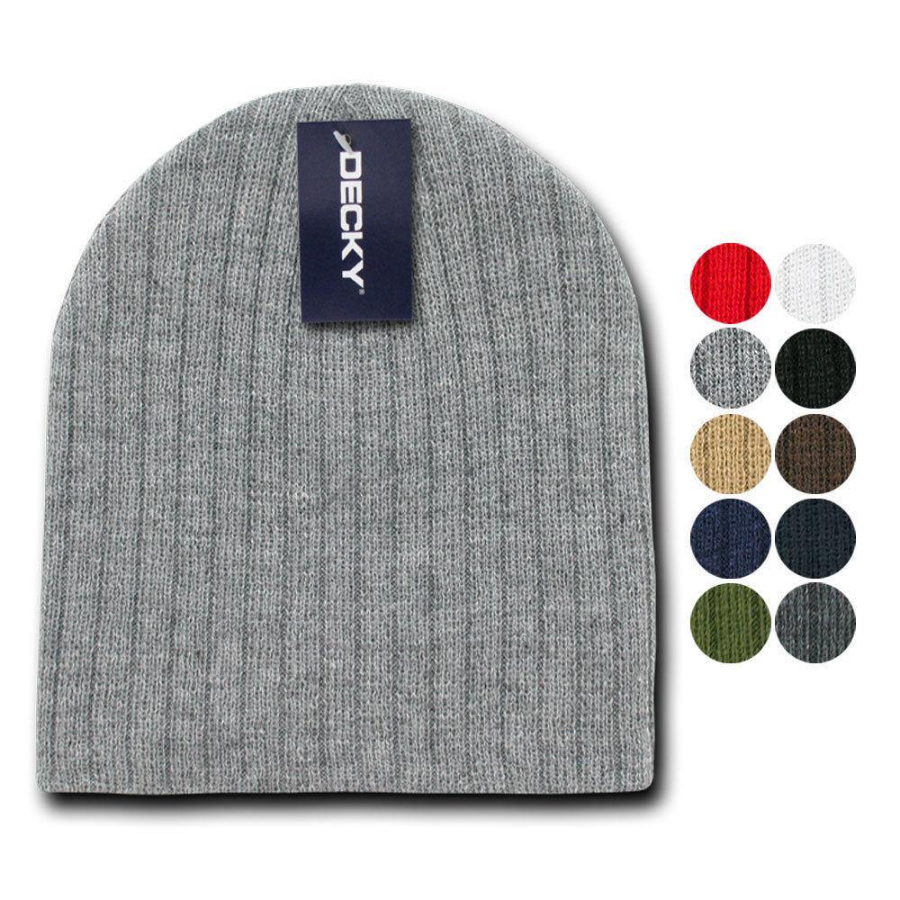 Decky Winter Beanies For Baby Toddlers Kids Youth Cable Knit Soft Stretchy-Black-