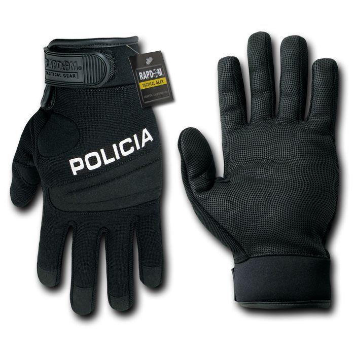 hatch handschuhe Digital Leather Police Policia Security Swat Tactical Hatch Gloves, Black-Policia / X-Large