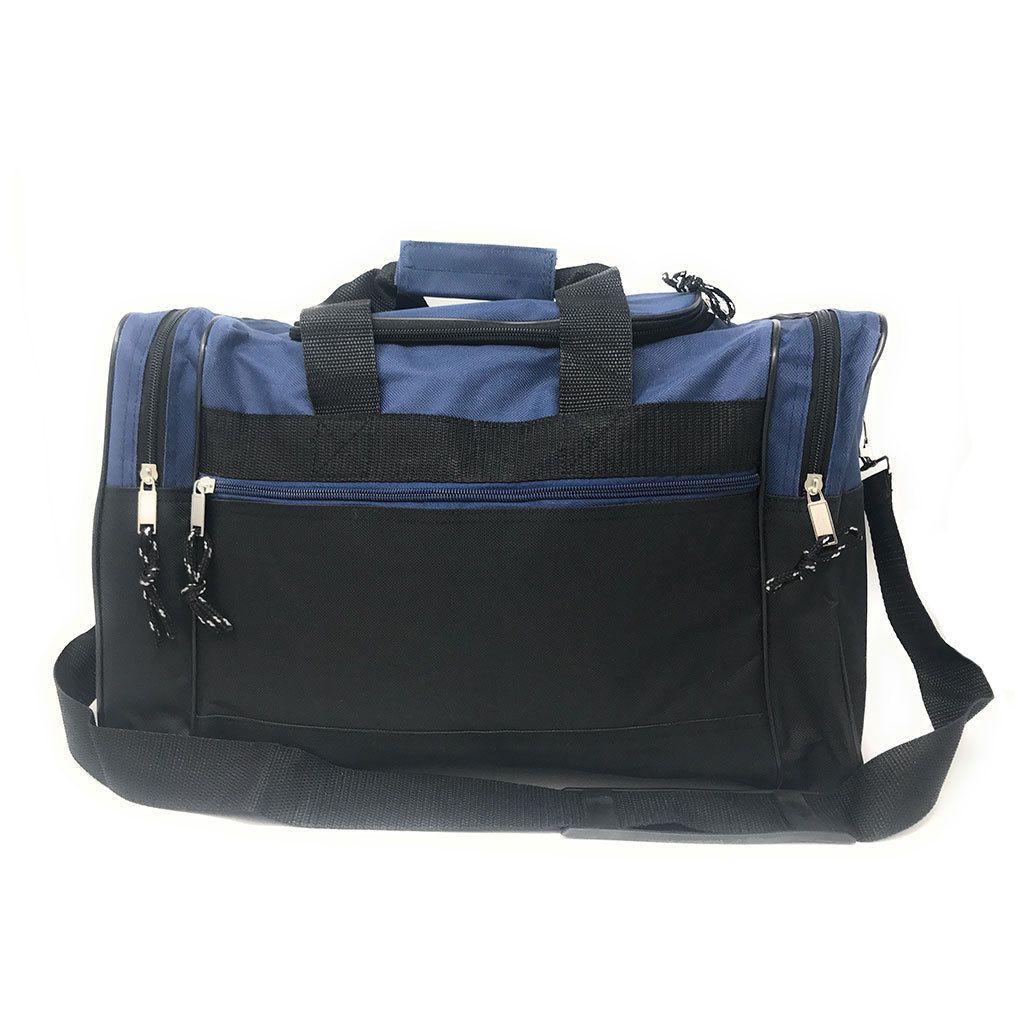 Duffle Bags Carry-on Travel Sports Luggage Shoulder Strap Gym 17 inch-BLACK-