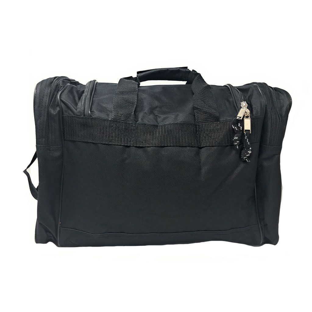 Duffle Bags Carry-on Travel Sports Luggage Shoulder Strap Gym 17 inch-BLACK-