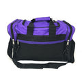 Duffle Bags Carry-on Travel Sports Luggage Shoulder Strap Gym 17 inch-PURPLE / BLACK-