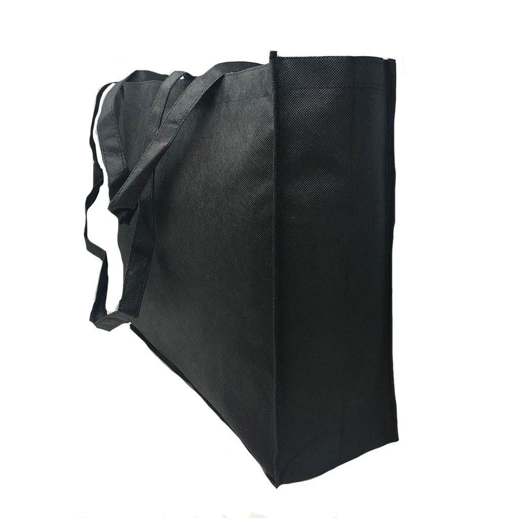 Large Reusable Grocery Shopping Tote Bag Bags Recycled Eco Friendly 20inch-Royal-