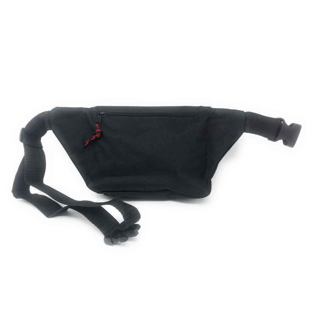 Casaba Fanny Pack Man Purse Travel Pouch Money Passport Holder Waist Bag 3 Pockets 42inch-BLACK-