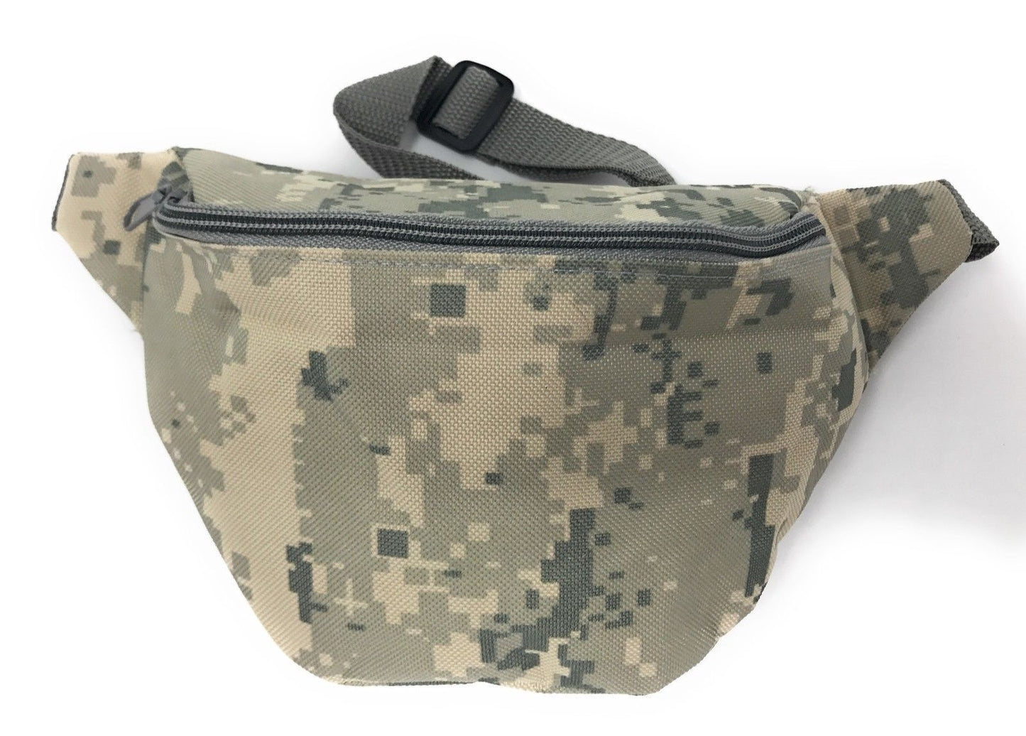 Fanny Pack Purse Travel Money Passport Id Holder Waist Bag Digital Camo Army 42inch, 48inch-One Zipper Fanny Pack-