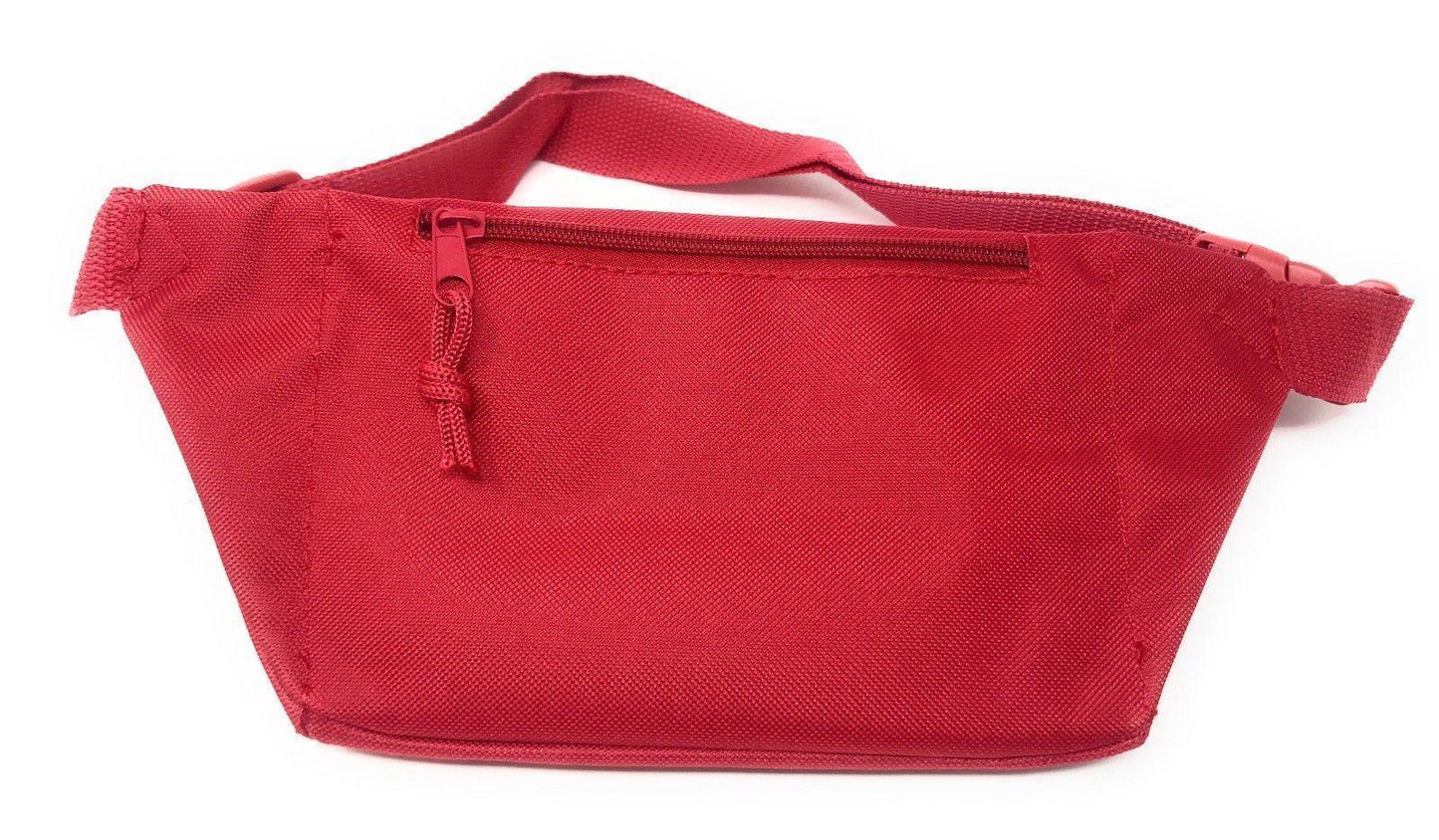 Fanny Pack Purse Travel Pouch Money Passport Id Zipper Waist Belt Bag 3 Pockets 48inch-Navy-