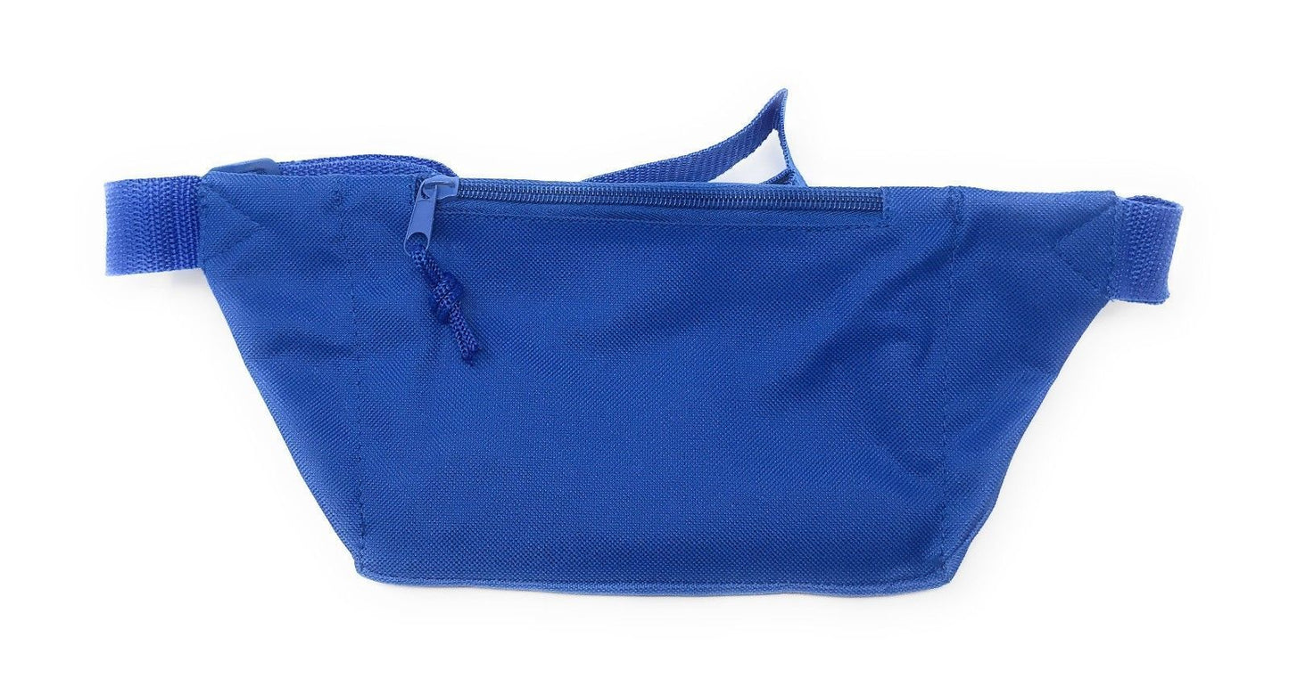 Fanny Pack Purse Travel Pouch Money Passport Id Zipper Waist Belt Bag 3 Pockets 48inch-Navy-