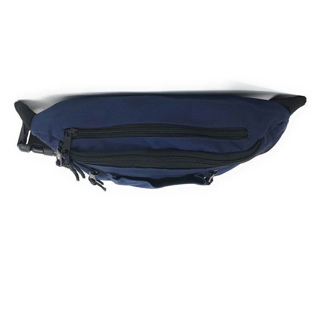 Fanny Pack Purse Travel Pouch Money Passport Id Zipper Waist Belt Bag 4 Pockets 48inch-BLACK-