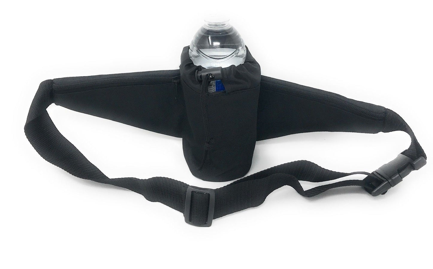 Fanny Pack Sports Running Travel Waist Belt Bag Bottle Holder 2 Pockets-