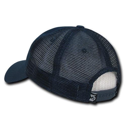 USA US Flag Patriotic Relaxed Fit Trucker Cotton Baseball Caps Hats-Black-