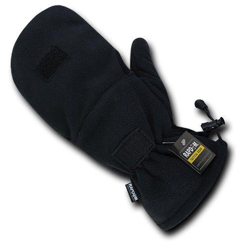 Fleece Shooter'S Winter Shooting Military Patrol Army Mittens Gloves-Black-Small-