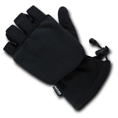 Fleece Shooter'S Winter Shooting Military Patrol Army Mittens Gloves-Black-Small-