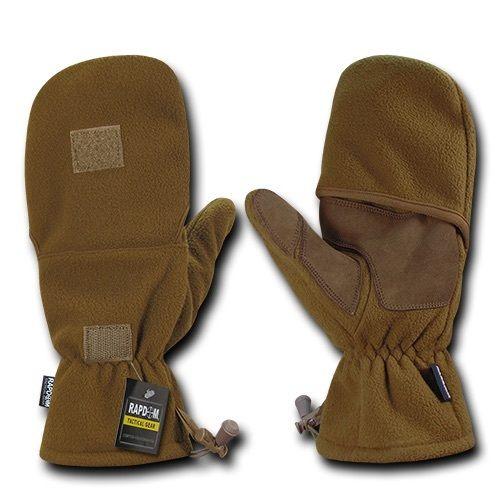 Fleece Shooter'S Winter Shooting Military Patrol Army Mittens Gloves-Black-Small-