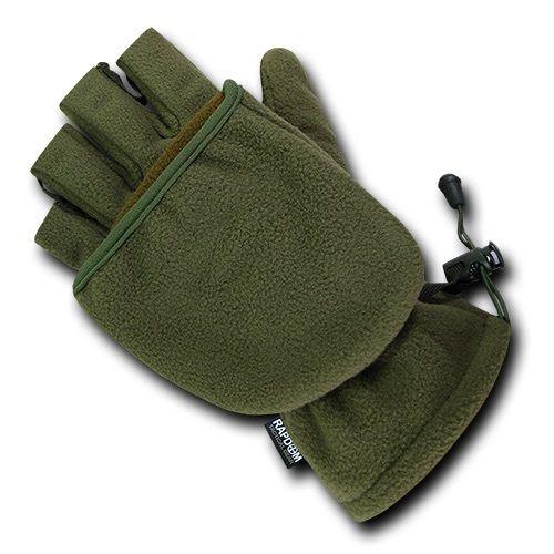 Fleece Shooter'S Winter Shooting Military Patrol Army Mittens Gloves-Black-Small-