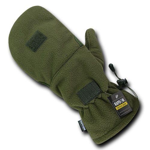 Fleece Shooter'S Winter Shooting Military Patrol Army Mittens Gloves-Black-Small-