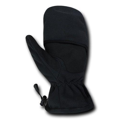 Fleece Shooter'S Winter Shooting Military Patrol Army Mittens Gloves-Black-Small-