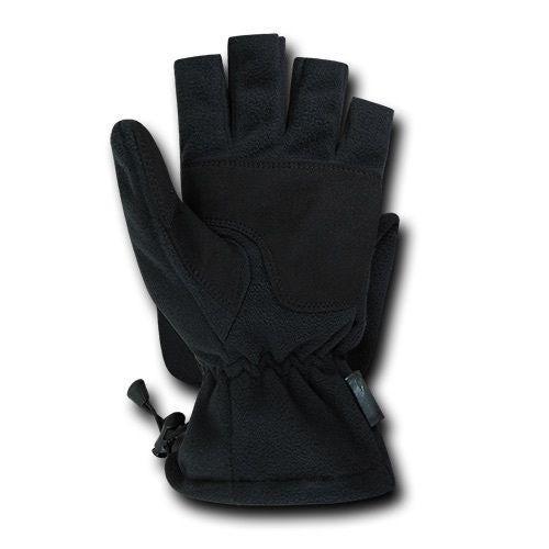 Fleece Shooter'S Winter Shooting Military Patrol Army Mittens Gloves-Black-Small-