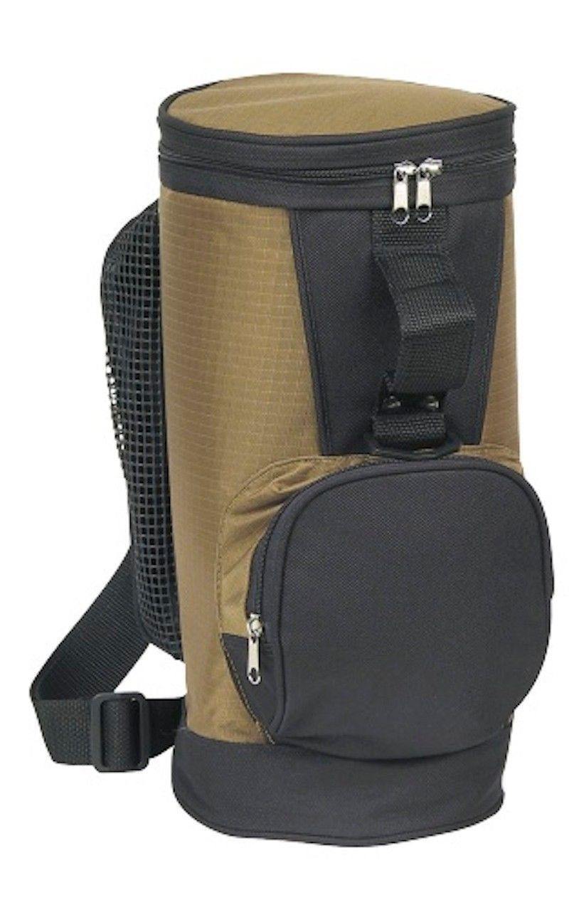 Golf Tall Cooler Lunch Box Bag Work Picnic Beer Water Bottles Drinks 7 X 15inch-BLACK-
