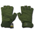 Half Finger Lightweight Tactical Patrol Outdoor Military Gloves-Olive-Small-