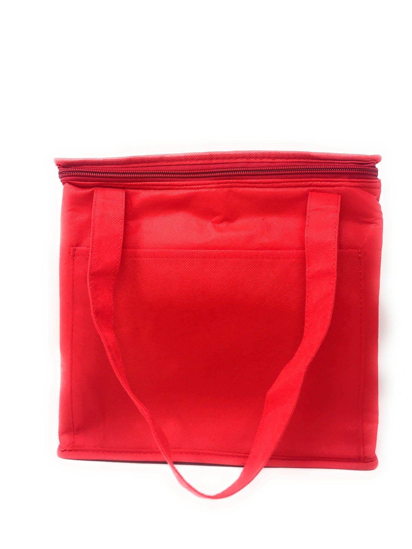 Insulated Cooler Lunch Box Bag With Foil Lining Food Water Drinks Picnic 11 X 10inch-BLACK-